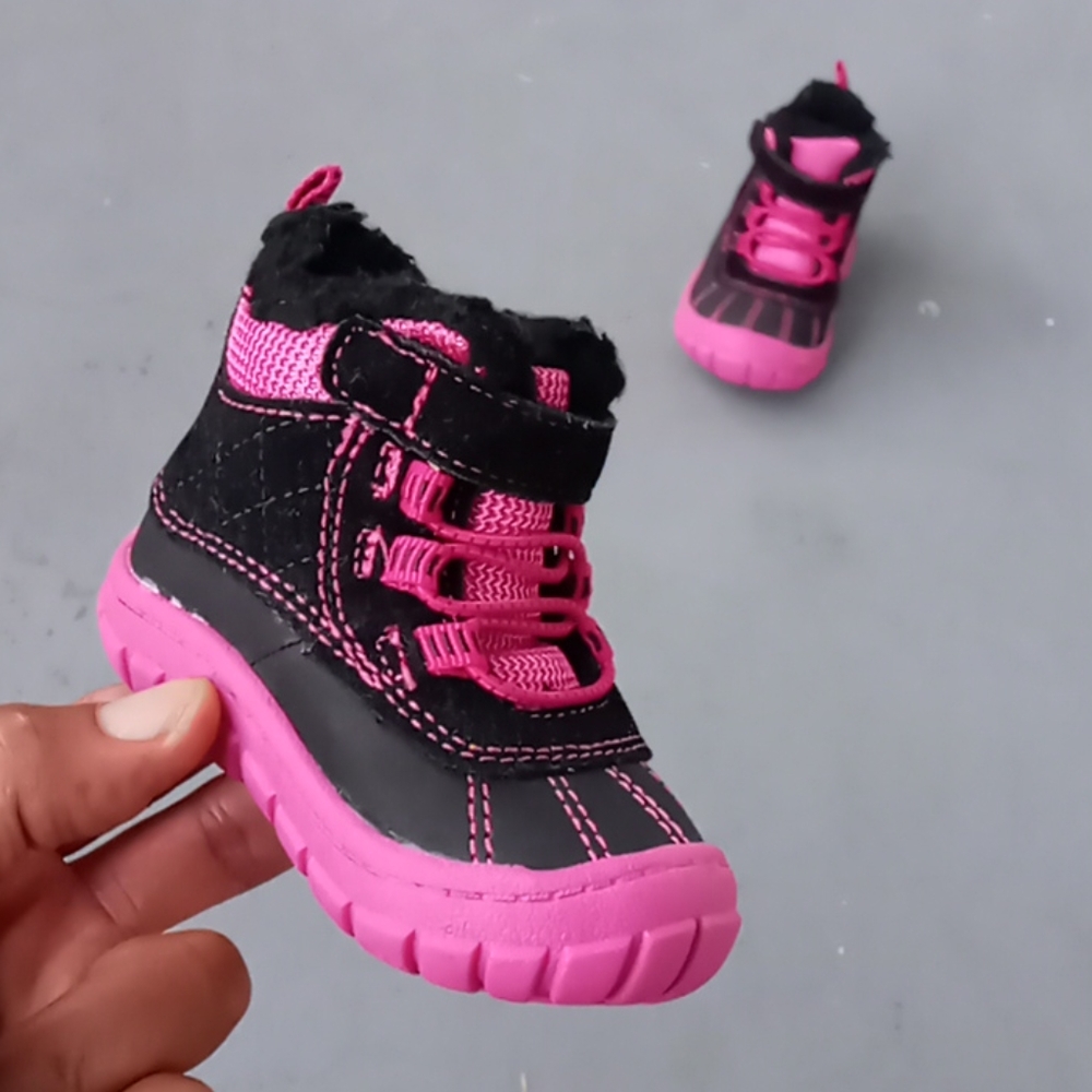 Geranimals Girls Girls' Pre-Walk Fur Boot